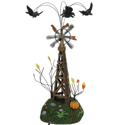 Halloween Village Accessories*Department 56 A Chill In The Air Weathervane