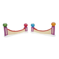 North Pole Series*Department 56 A Tasteful Fence S/2