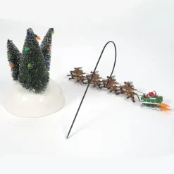 The Original Snow Village*Department 56 Animated Flaming Sleigh