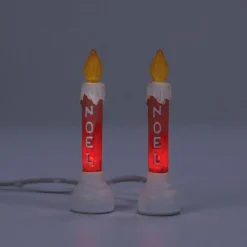 Village Accessories*Department 56 Blow Mold Candle s/2