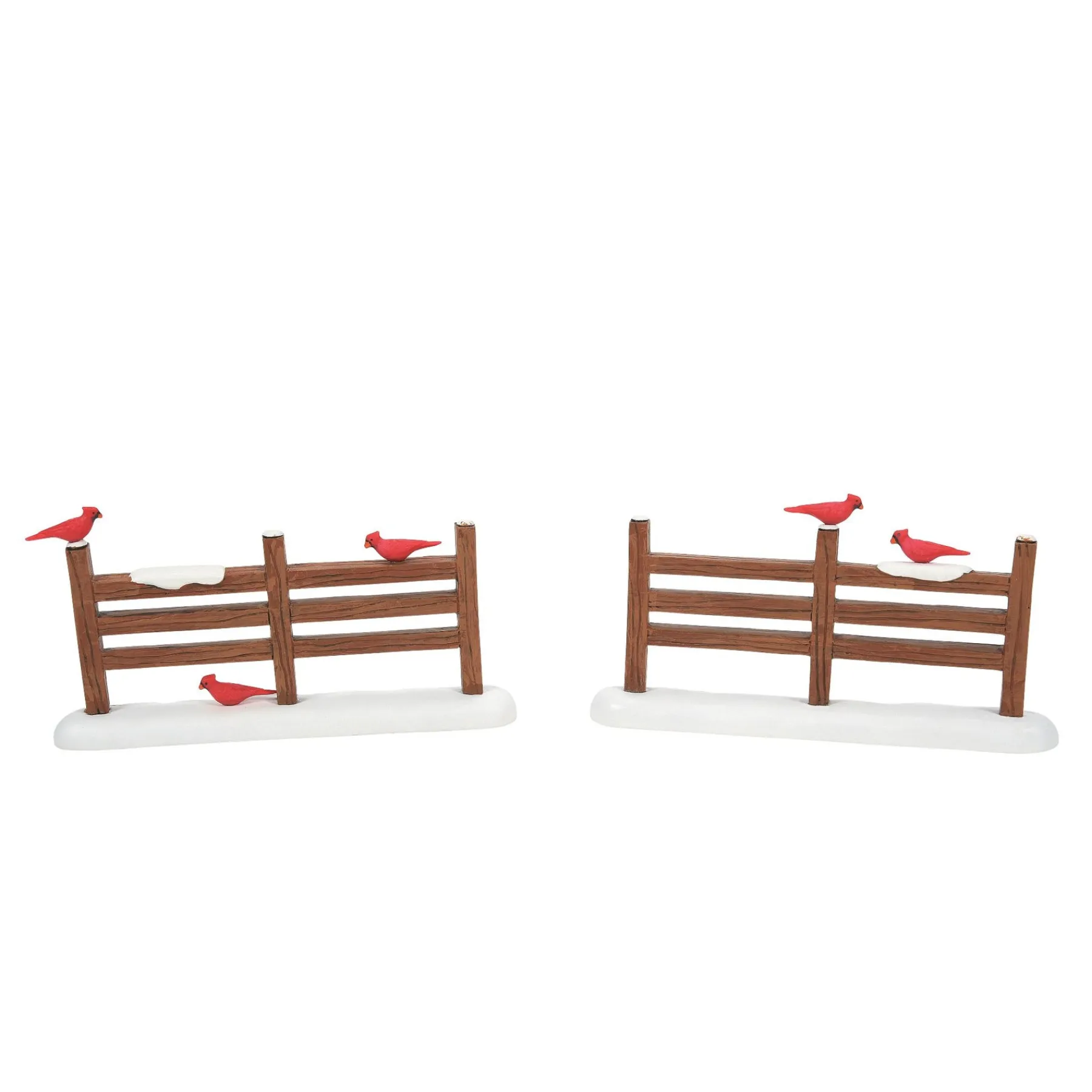 Village Accessories*Department 56 Cardinal Christmas Fence