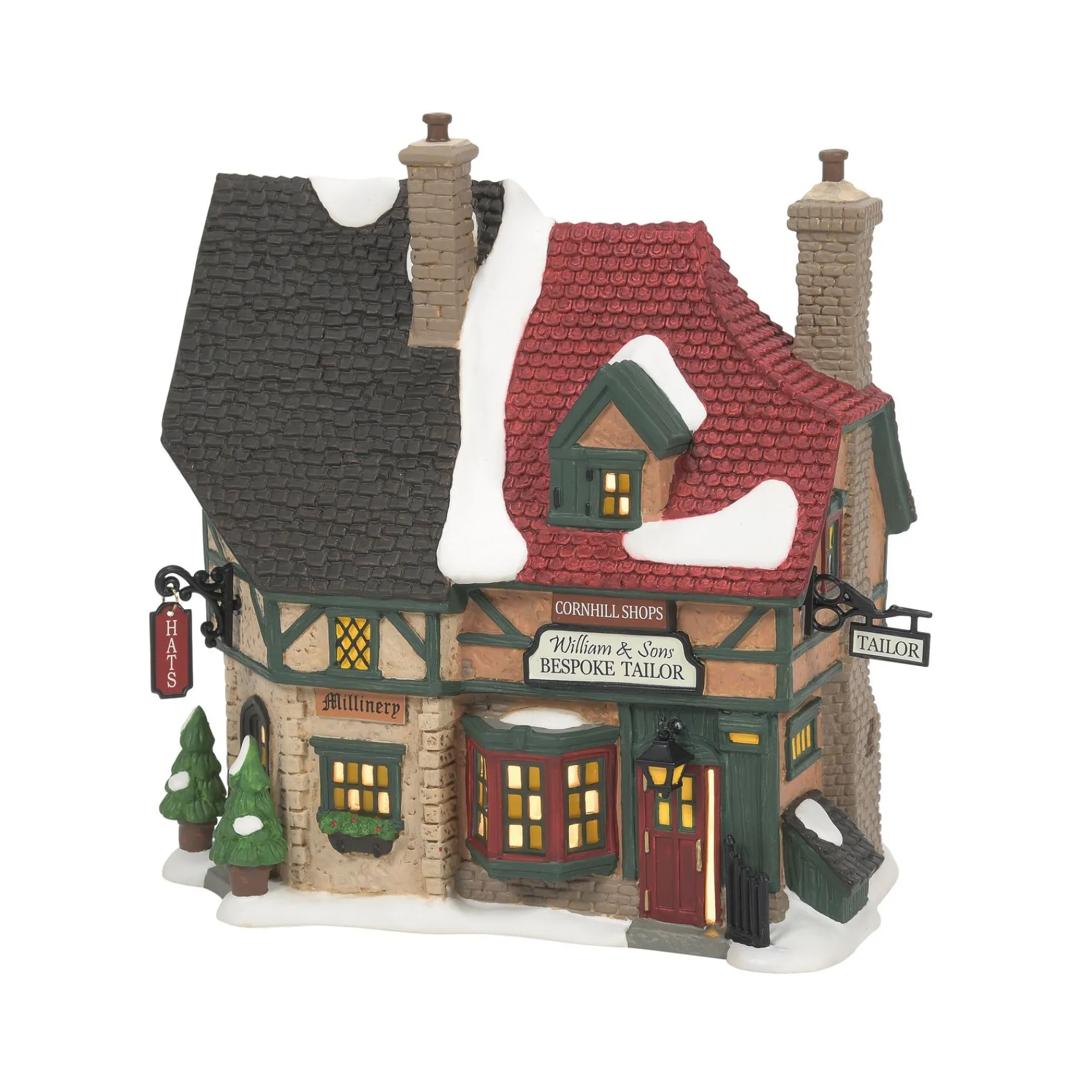 Dickens' A Christmas Carol*Department 56 Christmas Carol Cornhill Shops