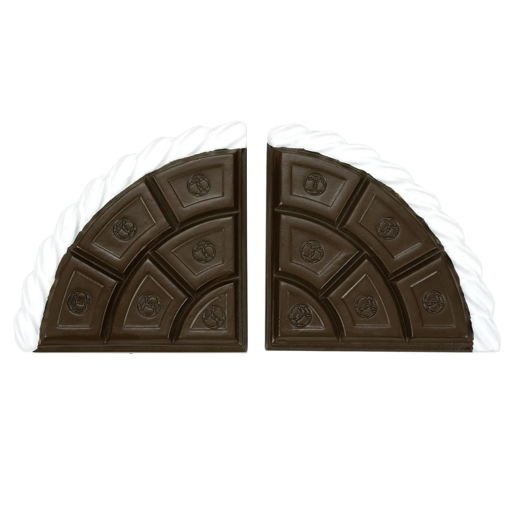 Village Accessories*Department 56 Cocoa & Cream S/2 Curve Rd