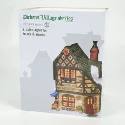 Dickens Village Series*Department 56 E Tipler Agent Wine Spirits