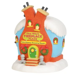 Grinch™ Village*Department 56 Flue Who's Fireplace Place