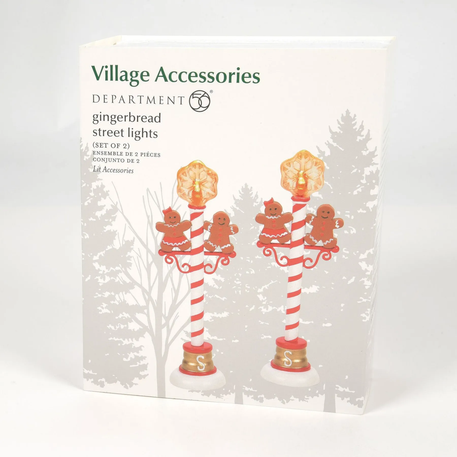 Village Accessories*Department 56 Gingerbread Street Lights