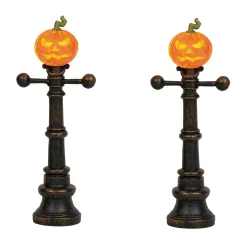 Halloween Village Accessories*Department 56 Halloween Street Lamps
