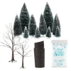 Village Accessories*Department 56 Landscape Trees Snow Road