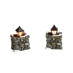 Village Accessories*Department 56 Limestone Lamps
