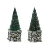 Village Accessories*Department 56 Limestone Topiaries