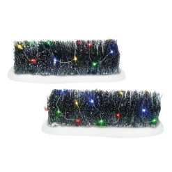 Village Accessories*Department 56 LIT Frosted Hedges