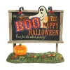 Halloween Village Accessories*Department 56 Lit Ghost Billboard