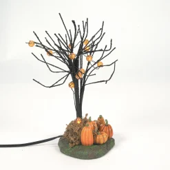 Halloween Village Accessories*Department 56 Lit Jack-O-Lantern Tree