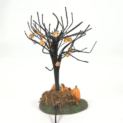 Halloween Village Accessories*Department 56 Lit Jack-O-Lantern Tree