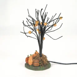 Halloween Village Accessories*Department 56 Lit Jack-O-Lantern Tree