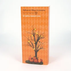 Halloween Village Accessories*Department 56 Lit Jack-O-Lantern Tree