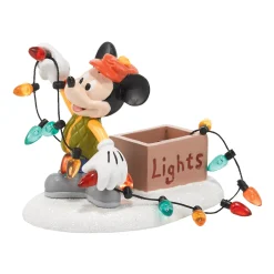 Disney Village*Department 56 Mickey Lights Up Christmas
