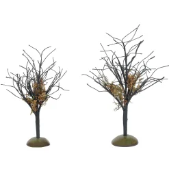 Halloween Village Accessories*Department 56 Midnight Moss Trees