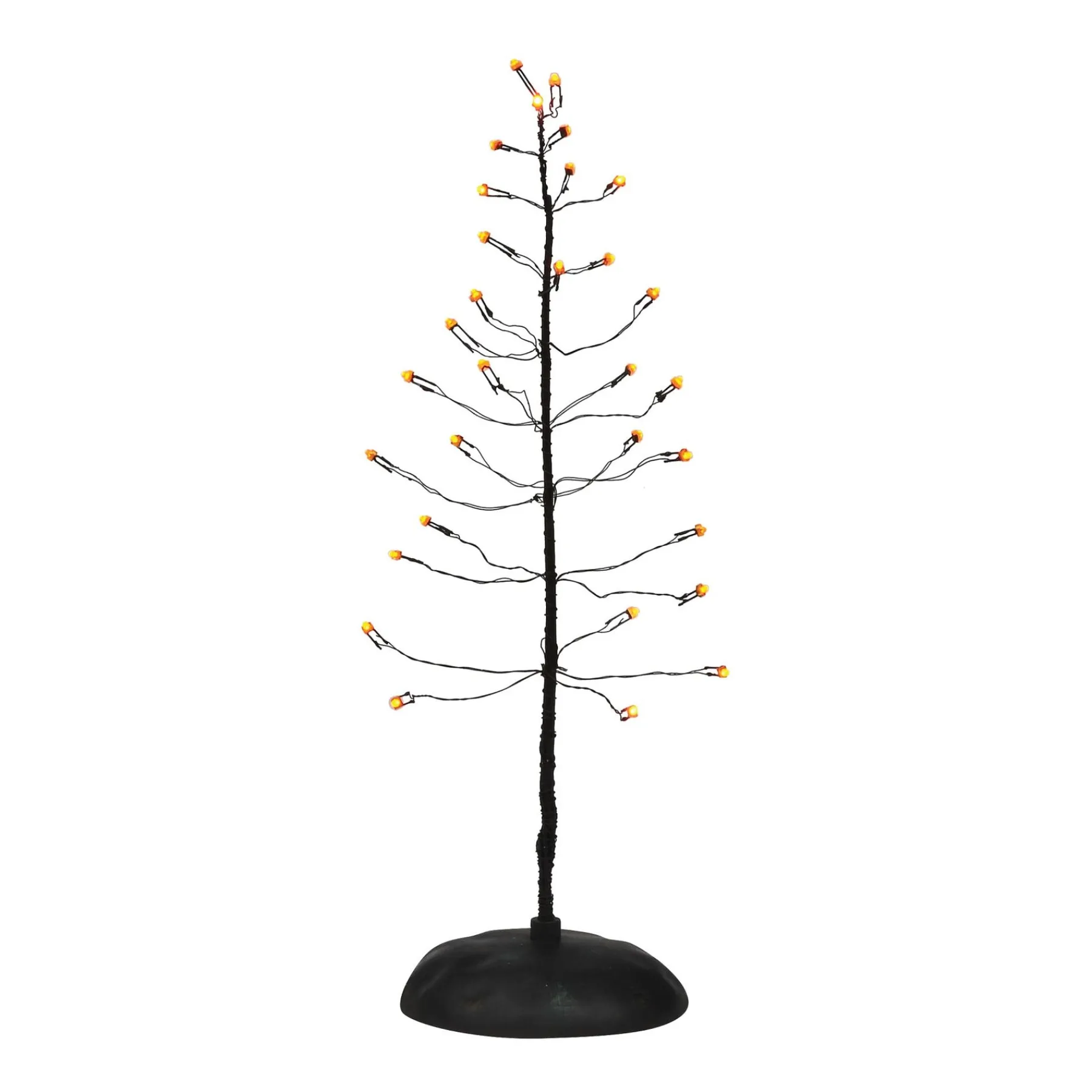 Halloween Village Accessories*Department 56 Orange Twinkle Bright Tree