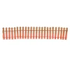 Halloween Village Accessories*Department 56 Pumpkin Orange Glitter Fence
