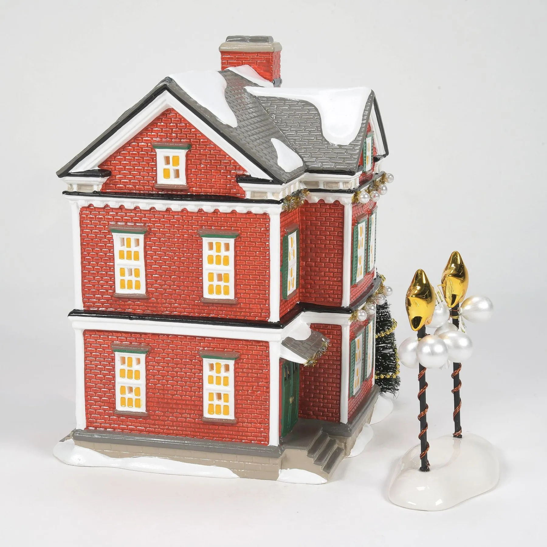 The Original Snow Village*Department 56 Ready For New Year's Eve st/2