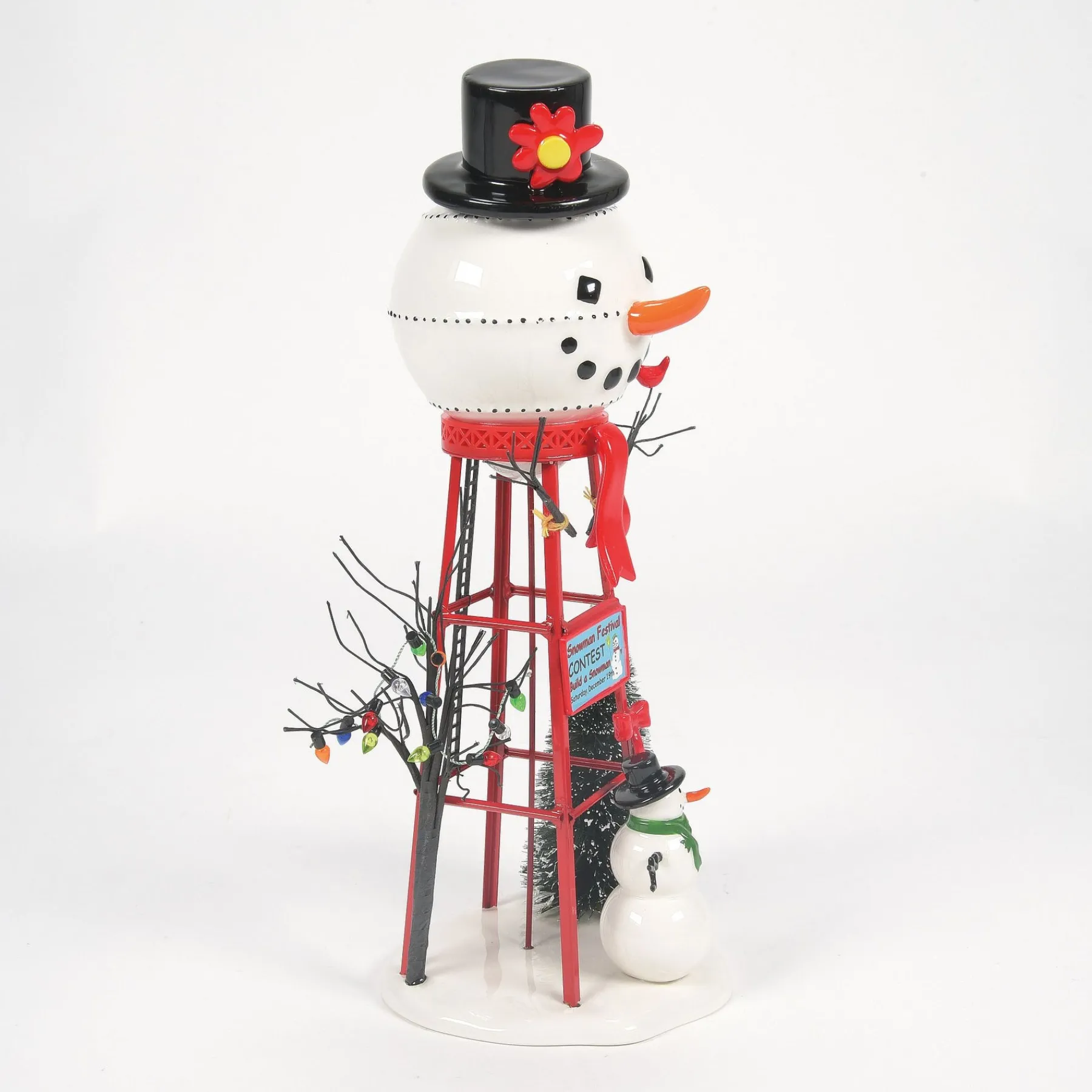 Village Accessories*Department 56 Snowman Watertower