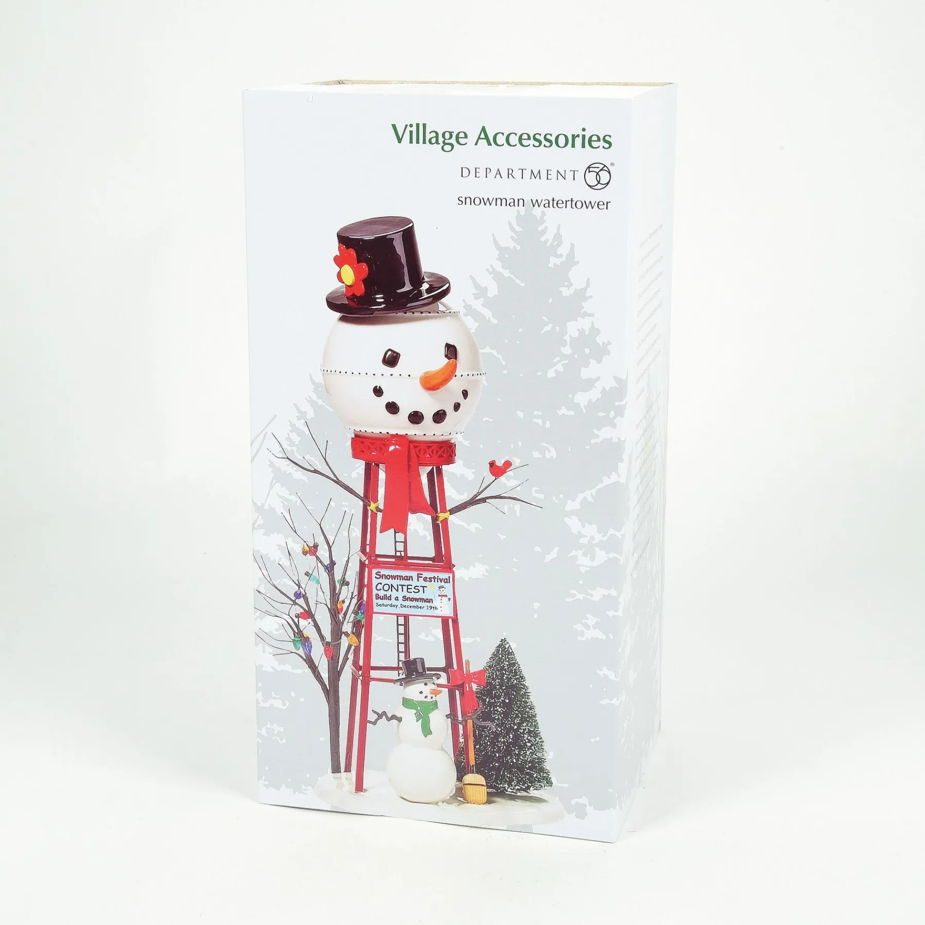 Village Accessories*Department 56 Snowman Watertower