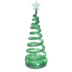 Village Accessories*Department 56 Spiralight LED Tree Green