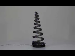 Halloween Village Accessories*Department 56 Spiralight LED Tree Purple