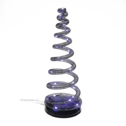 Halloween Village Accessories*Department 56 Spiralight LED Tree Purple