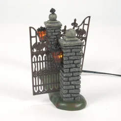 Halloween Village Accessories*Department 56 Spooky Wrought Iron Gate