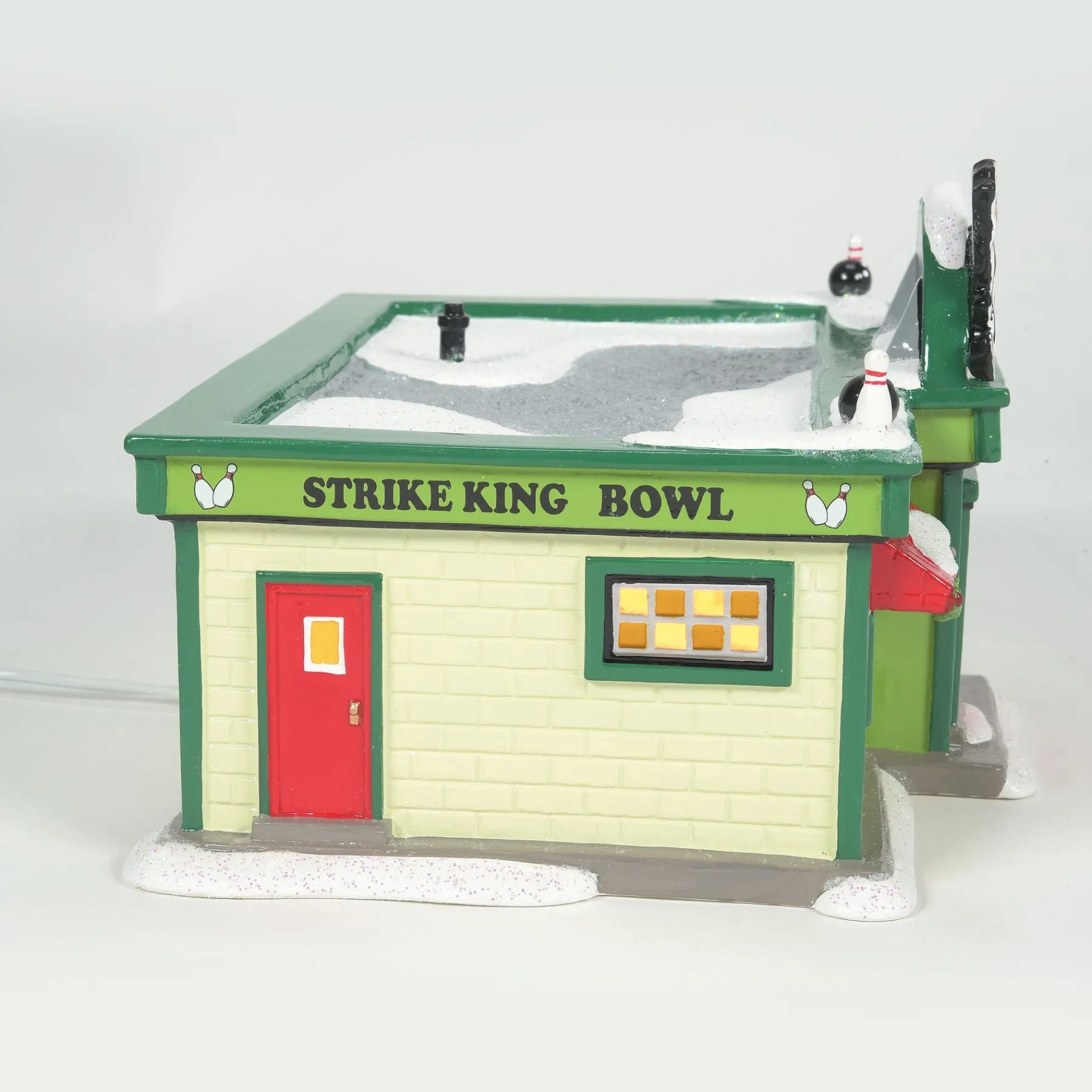 Peanuts® Village*Department 56 Strike King Bowling Alley