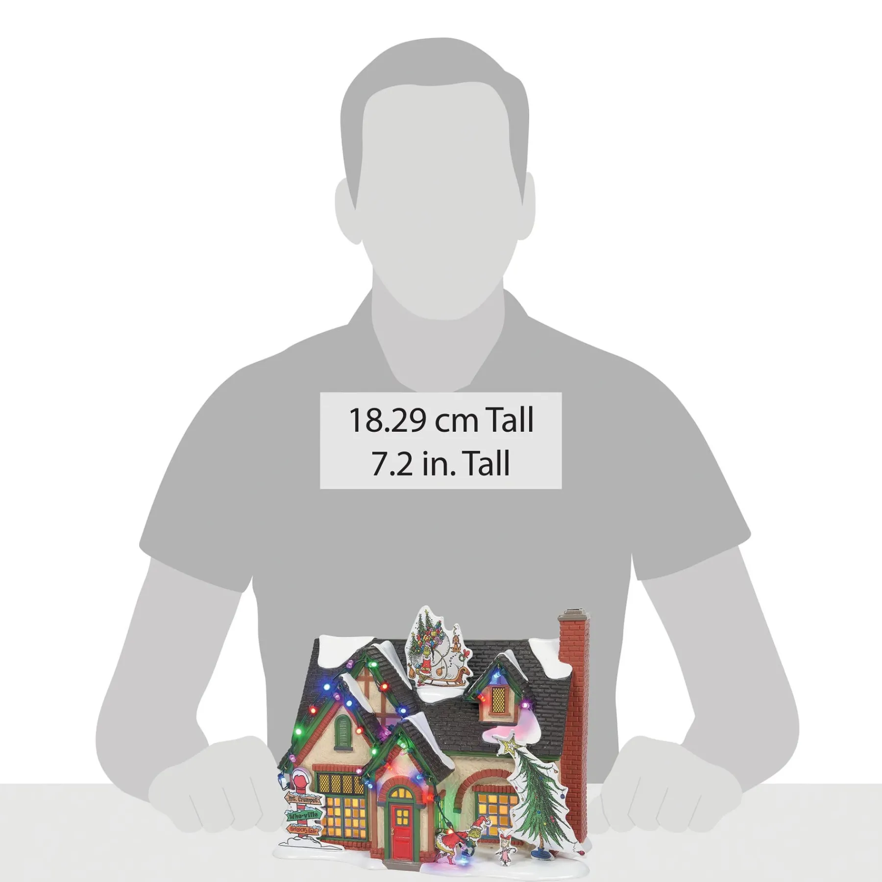 The Original Snow Village*Department 56 The Grinch House