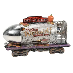 Snow Village Halloween*Department 56 The Silver Bullet, 25th Anniv