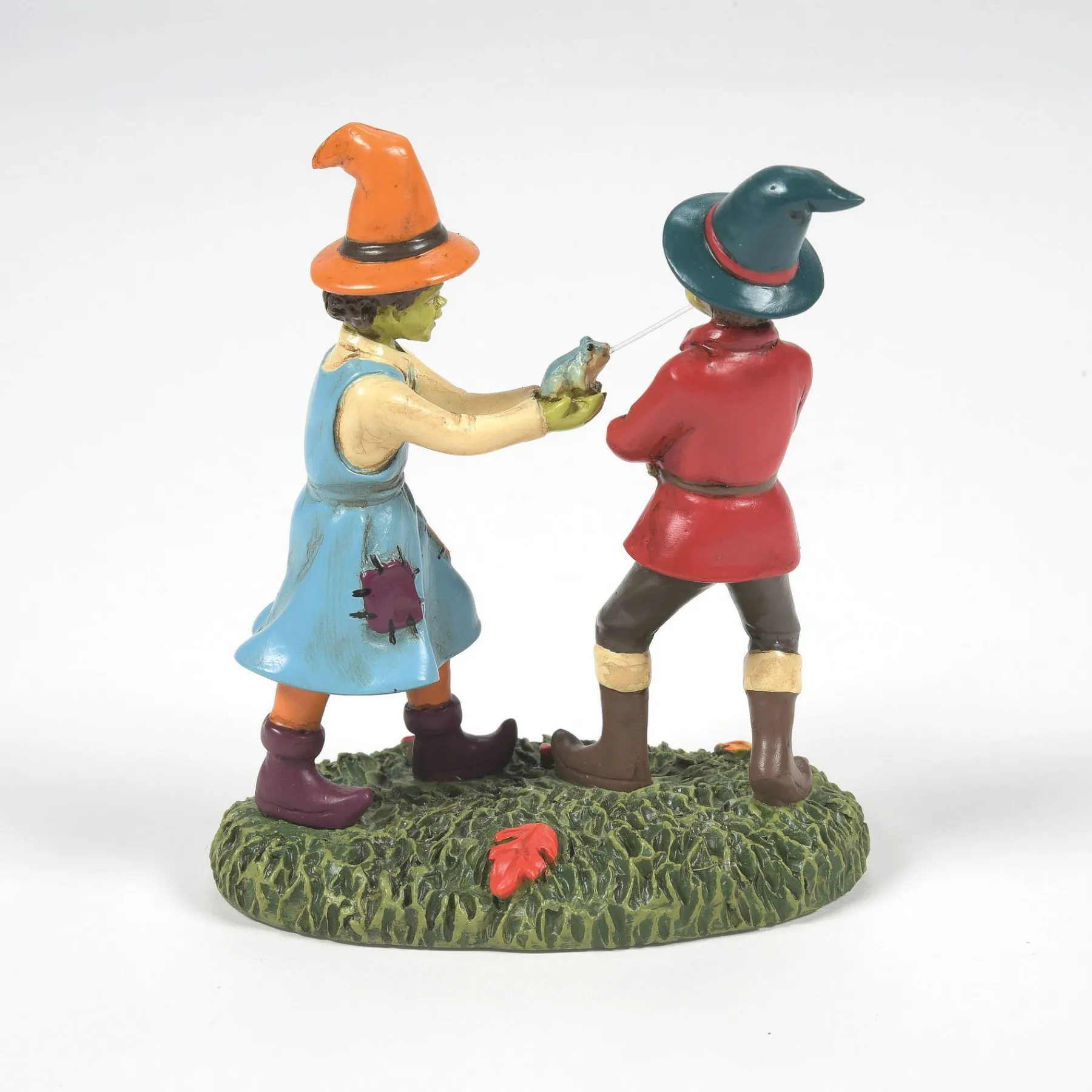 Snow Village Halloween*Department 56 The Squirting Frog Trick