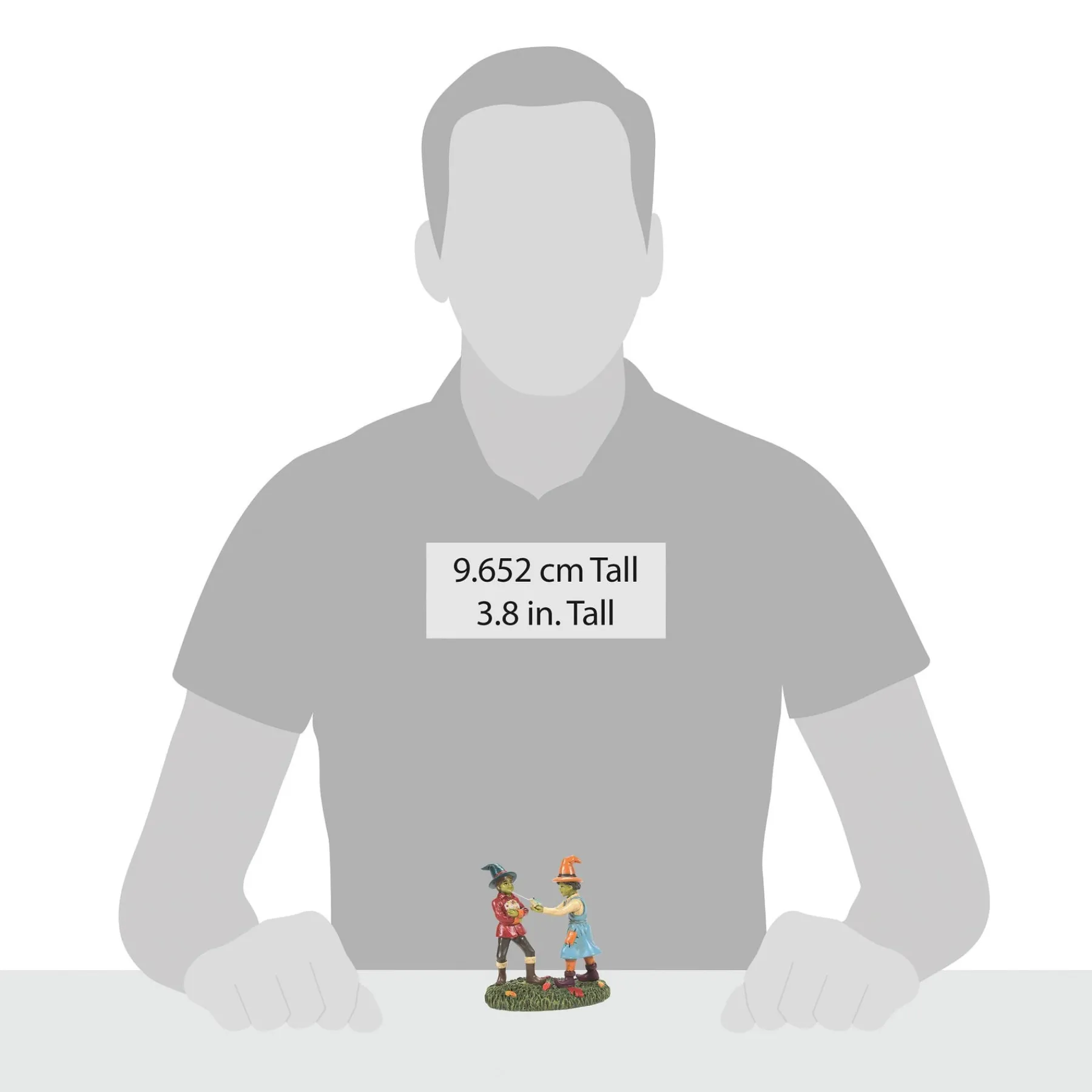 Snow Village Halloween*Department 56 The Squirting Frog Trick