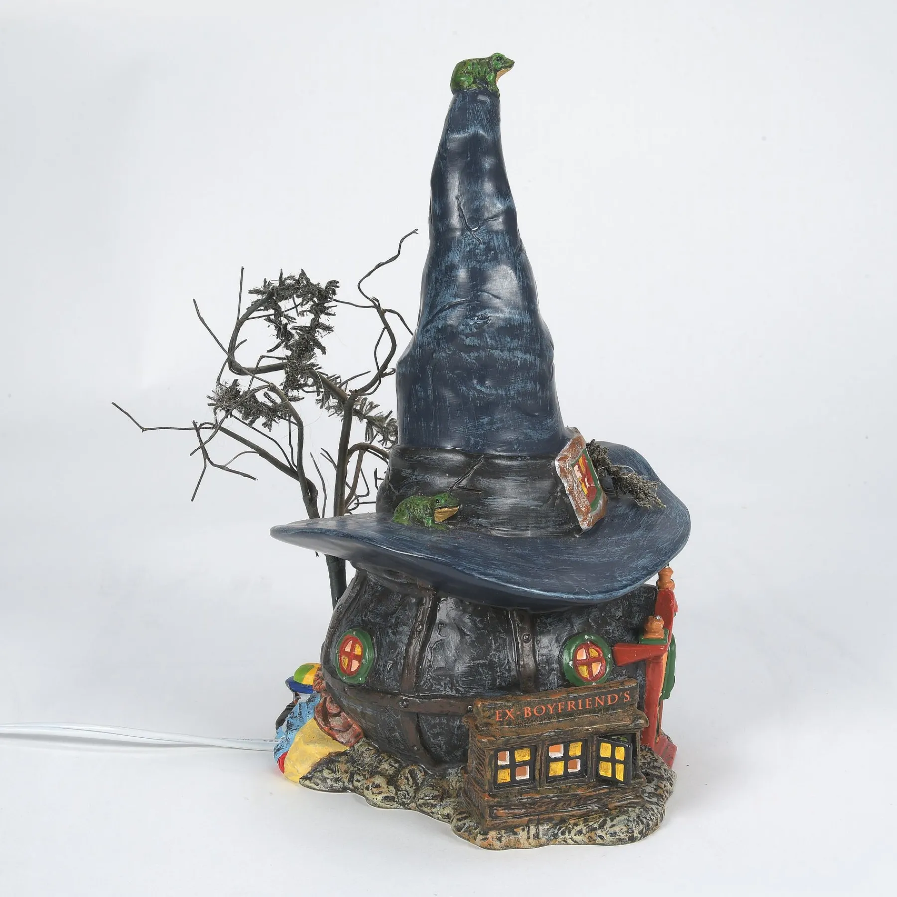 Snow Village Halloween*Department 56 Toads & Frogs Witchcraft Haunt