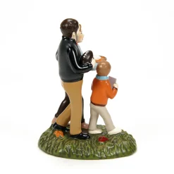 Snow Village Halloween*Department 56 Touchdowns, Turkey & Pie