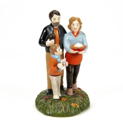 Snow Village Halloween*Department 56 Touchdowns, Turkey & Pie