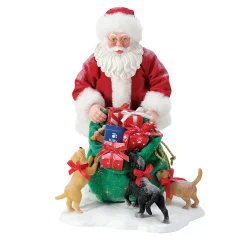 Santa & His Pets*Department 56 Treats for All!
