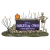 Halloween Village Accessories*Department 56 We're A Skeleton Crew Sign