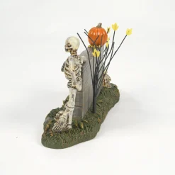 Halloween Village Accessories*Department 56 We're A Skeleton Crew Sign