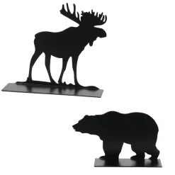 Village Accessories*Department 56 Wild Animal Silhouette St/2