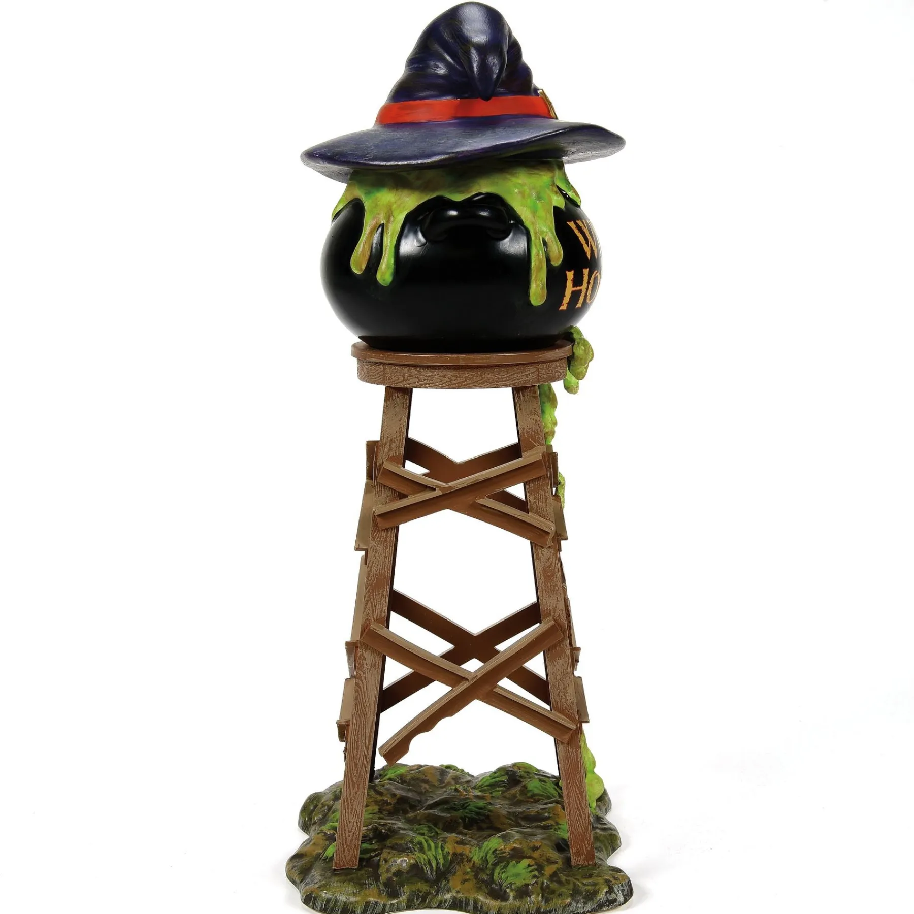 Snow Village Halloween*Department 56 Witch Hollow Watertower