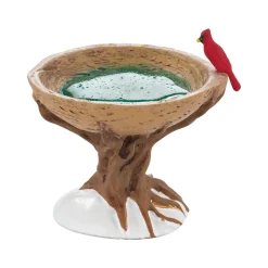 Village Accessories*Department 56 Woodland Bird Bath