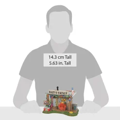 The Original Snow Village*Department 56 Xmas Vac Selling The Bait Shop