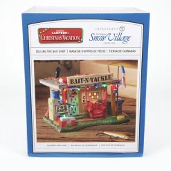 The Original Snow Village*Department 56 Xmas Vac Selling The Bait Shop